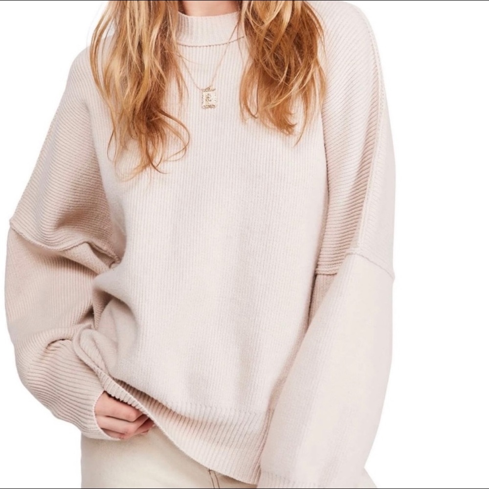 Free People East Street Tunic, XS, Blush